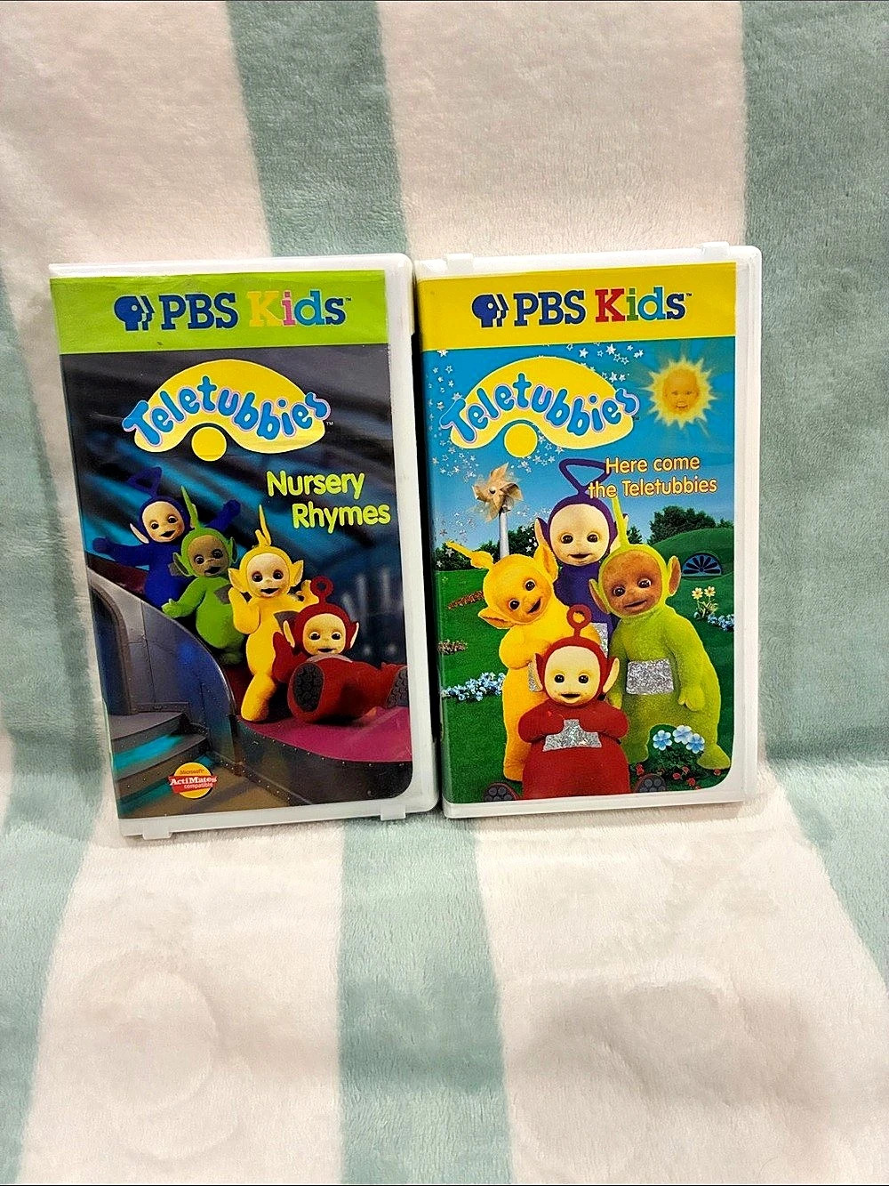 PBS Kids Teletubbies: Here Come the Teletubbies & Nursery Rhymes VHS Tape Set